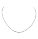 Three Prong Tennis Necklace