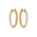 Petite Diamond Hoops