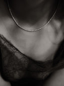 Three Prong Tennis Necklace