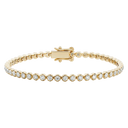 Crown Set Tennis Bracelet