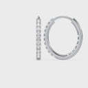 Double Diamond Hoop